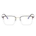 Fashion Arrivals Spectacle Metal Frames Men Blue Light Filter Glasses